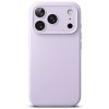 Etui Ringke Silicone Magnetic do iPhone 17 Pro – Light Purple (MagSafe) Fioletowe
